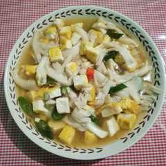 Tumis Jamur Tiram Tahu Kuning-レシピのメイン写真