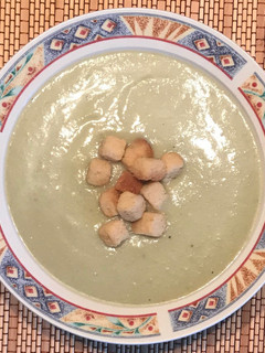 Una foto de Crema de habas