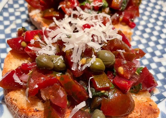 Bruschetta mit Sardellen und Kapern Rezept von Ernst-C. Wülfing - Cookpad