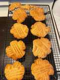 Brown Butter peanut butter cookies