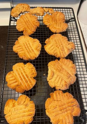 A picture of Brown Butter peanut butter cookies.