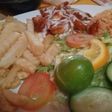 Camarones a la crema con chipotle