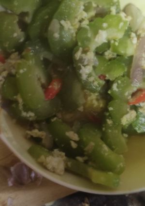 Gambar Peria tumis telur
