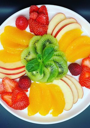 Une photo de Assiette de fruits