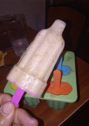 Una foto de Helado de banana