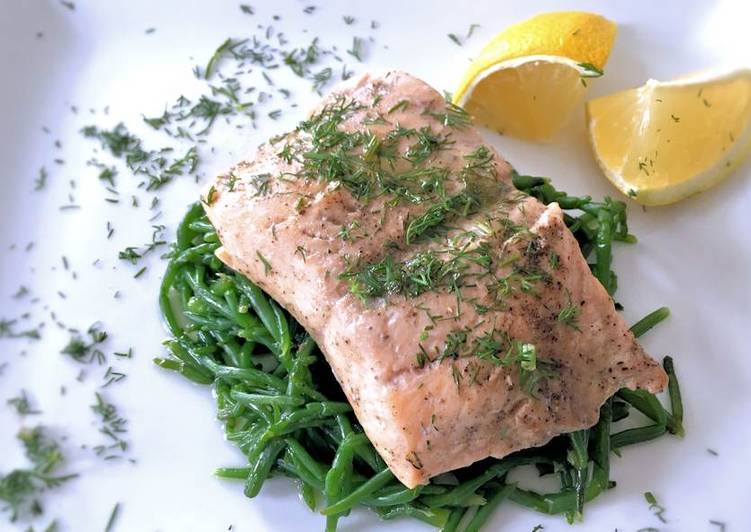 Steps to Prepare Super Quick Homemade Oven steamed sea trout