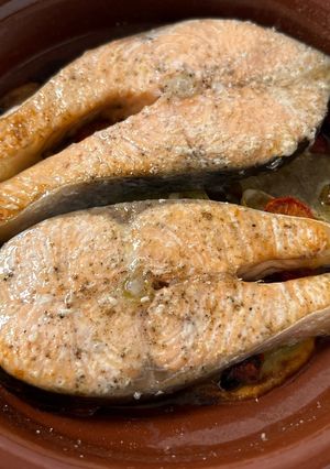 Una foto de Salmón al horno - Laura