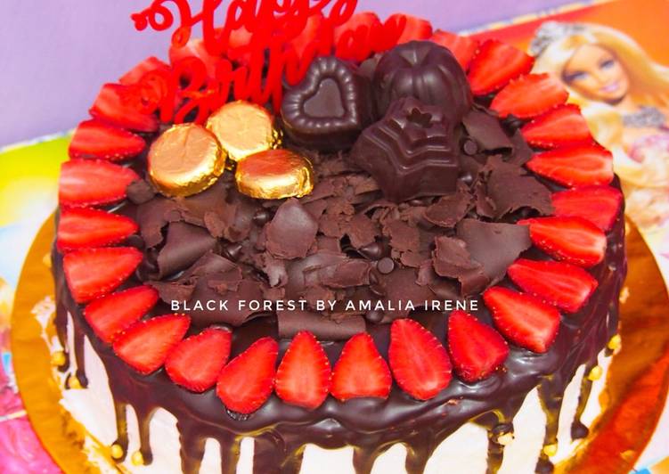 Tart black forest kukus endul