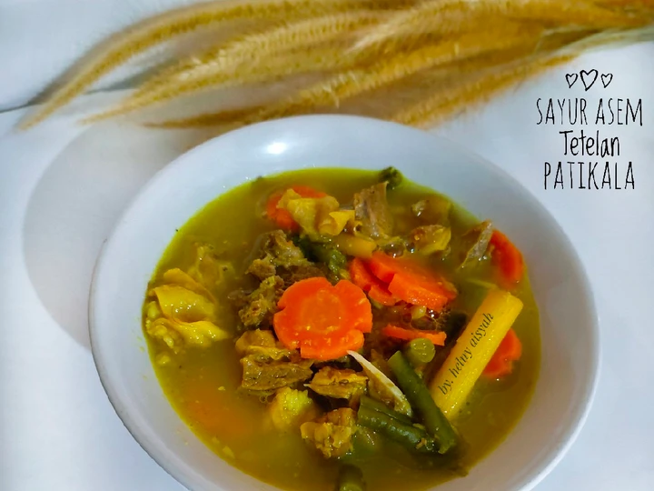 Cara Mudah Menyiapkan Resep Sayur Asem Tetelan Patikala yang Bisa Manjain Lidah Anti Ribet, Lezat
