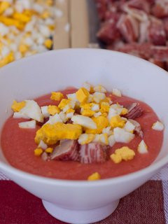 Una foto de Salmorejo