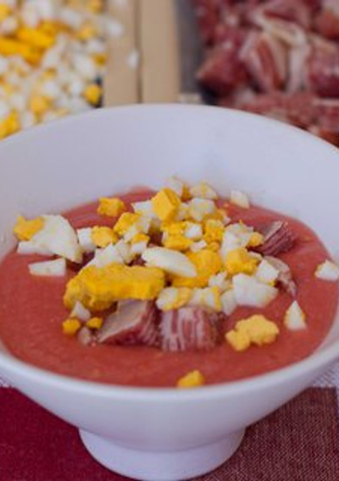 Una foto de Salmorejo