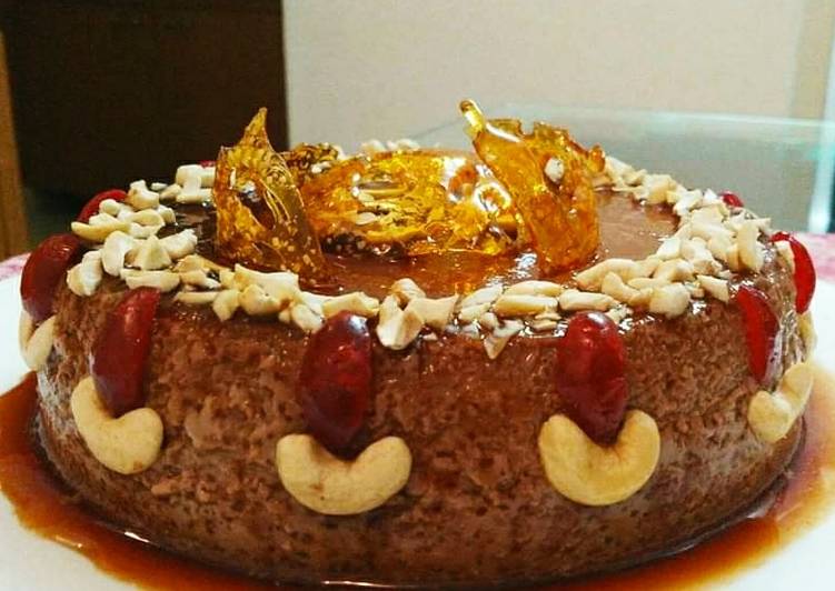 Recipe of Ultimate Chocolate and Nuts pudding