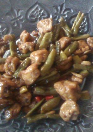 Foto resep Oseng Buncis + Tahu Putih Mudah dan Lezat