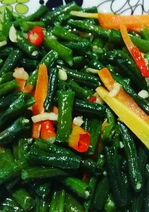 Foto resep Tumis kacang panjang