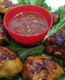 Ayam bakar madu dan sambal terasi