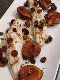 Filet de rouget figues et noisettes