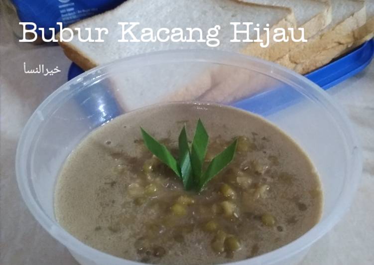 58. Bubur kacang hijau (Burjo) empuk-mekar-hemat gas 🙊😅