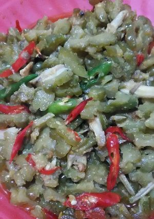 Foto resep Tumis pare ikan teri