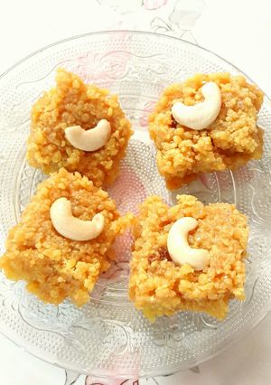 A picture of Ande ka halwa.