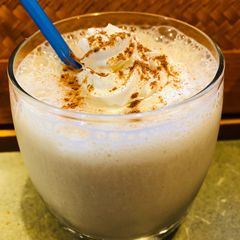A picture of Banana 🍌 Protein Shake.
