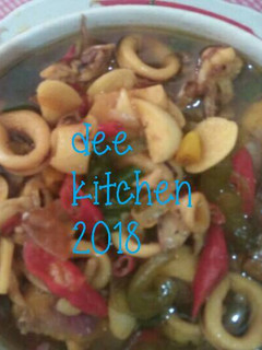 Foto resep Tumis cumi cabe hijau
