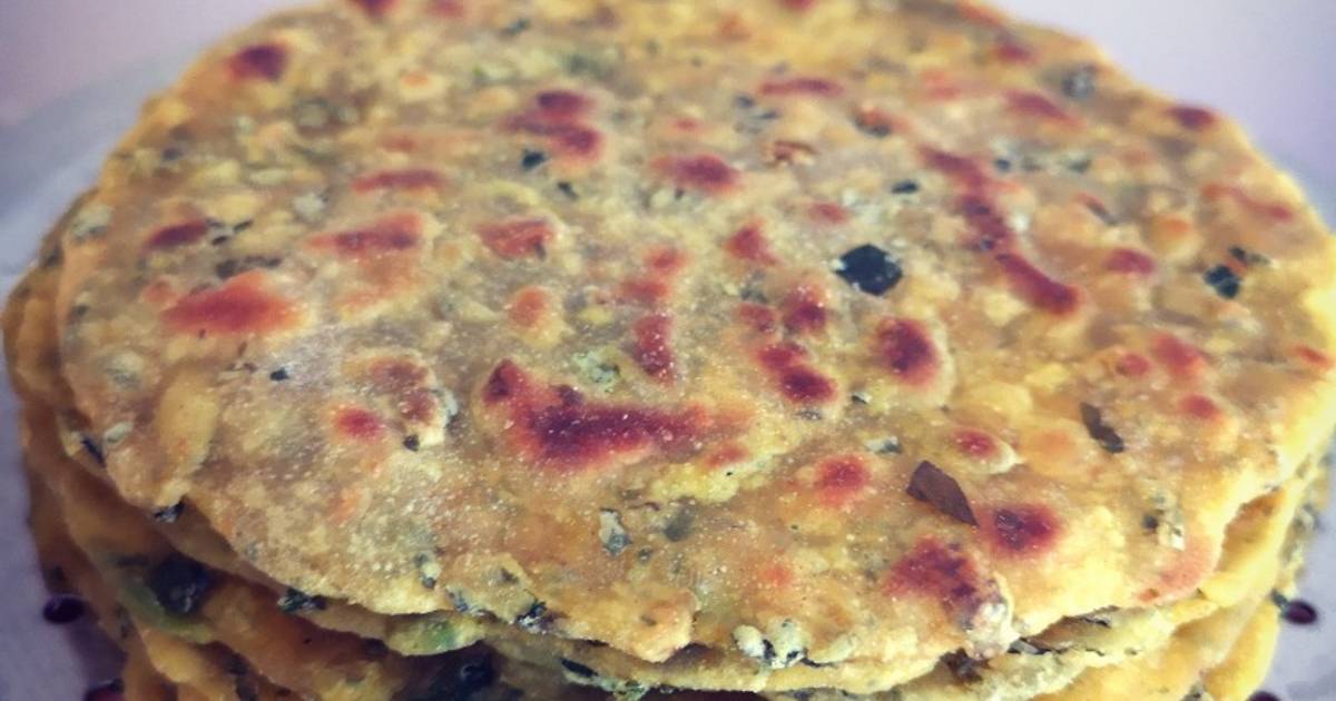 Gujarati Methi Paratha (Fenugreek leaves Roti) Recipe by Dhara Shah