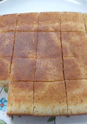 عکسی از دستور کیک در تابه رژیمی