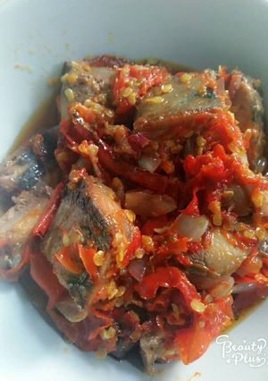 Foto resep Ikan tongkol bumbu pedas