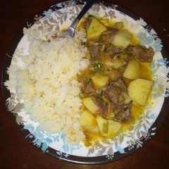A picture of Beef and Potatoes stew.