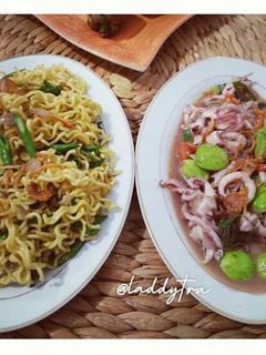 Foto resep Tumis cumi petai
