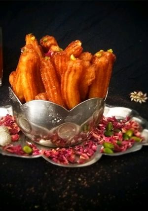 A picture of Tulumba - Turkish Delight.