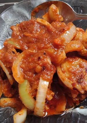 Foto resep Kepala ayam bumbu pedas