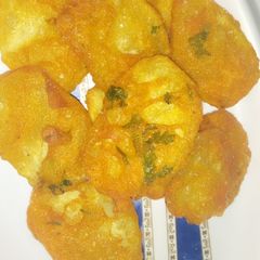 A picture of Bhajia crunched-potatoes#jikoni challenge.