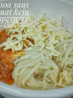 Foto resep Misoa Saus Tomat Keju MPASI 10 bulan