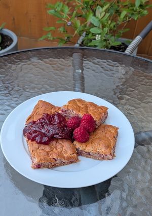 Málnás piskóta recept fotója