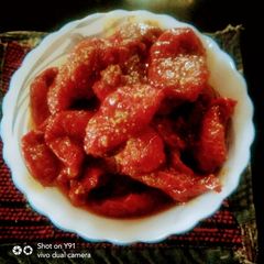 A picture of Tomato Pickle.
