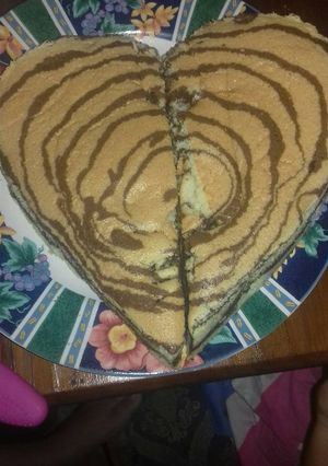 Foto resep My 1st perfect Zebra Cake