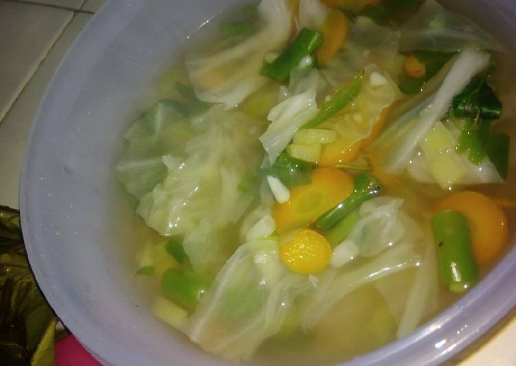 Cara Gampang Membuat Sayur sop sederhana, Lezat Sekali