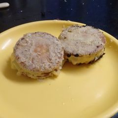 Fried icecream sandwich A picture of Fried icecream sandwich.
