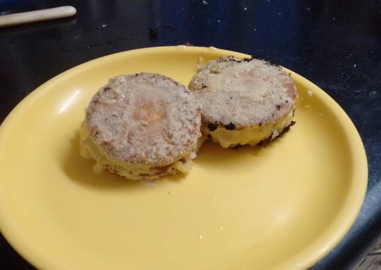 Fried icecream sandwich