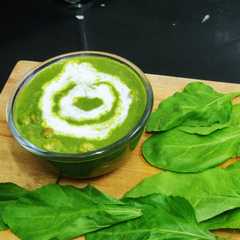 A picture of क्रीमी पालक पनीर की सब्जी (creamy palak paneer ki sabzi recipe in Hindi).