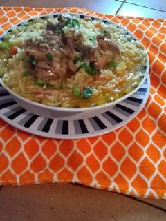 Una foto de Desde el Fogón de la Abuela. Aguadito de pollo