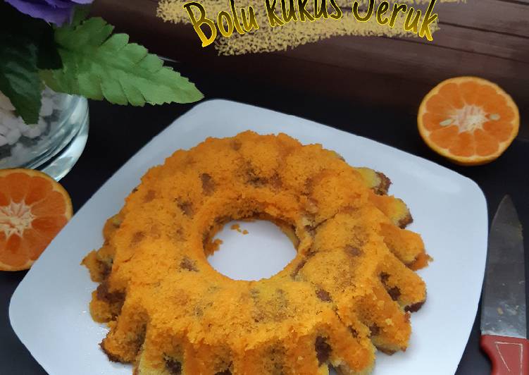 Resep 482. Bolu Kukus Jeruk, Enak Banget