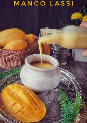 A picture of Mango lassi.