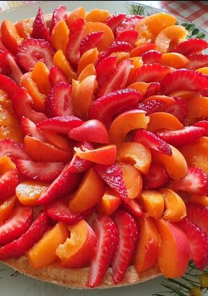 O poză a rețetei Tartă de fructe.
