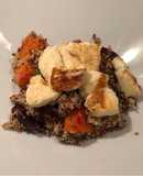 Haloumi quinoa with roasted beetroot & squash