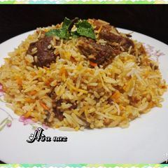 A picture of Beef Biryani.