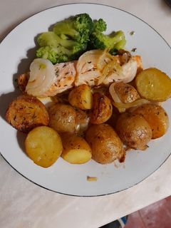 Foto de Lombos de Salmão assados no forno