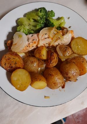 Foto de Lombos de Salmão assados no forno