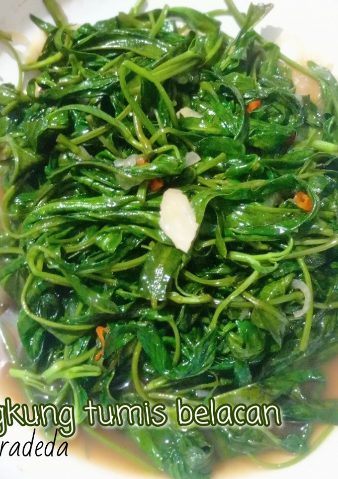 Foto resep Kangkung tumis belacan